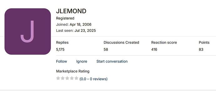 Jerry Lemond's Profile